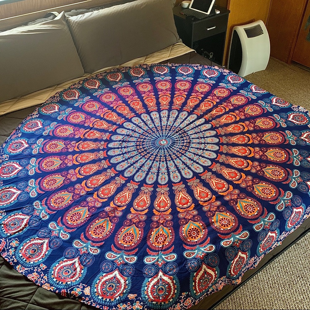Circular Mandala Wall Tapestry
